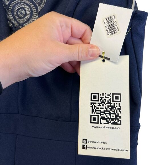 Nwt Navy vintage romper emeraldsundae - Picture 8 of 16